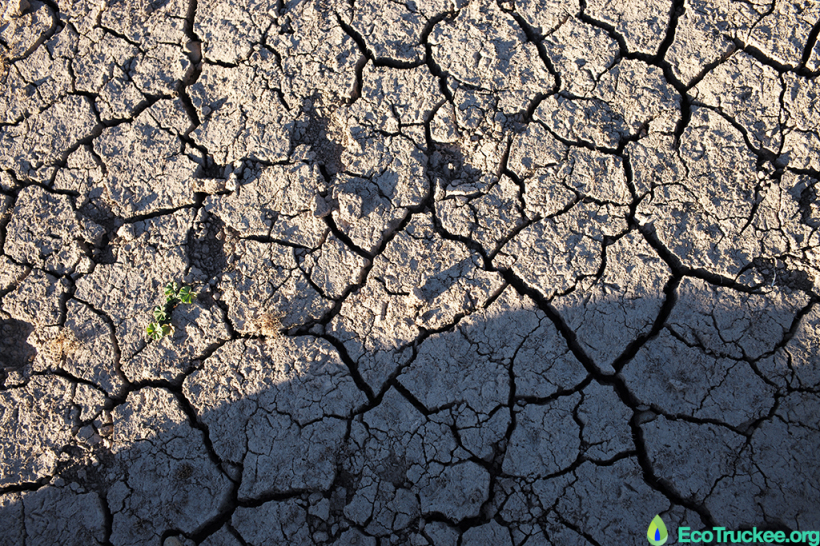 Dry Bed of Prosser Creek Reservoir 2014