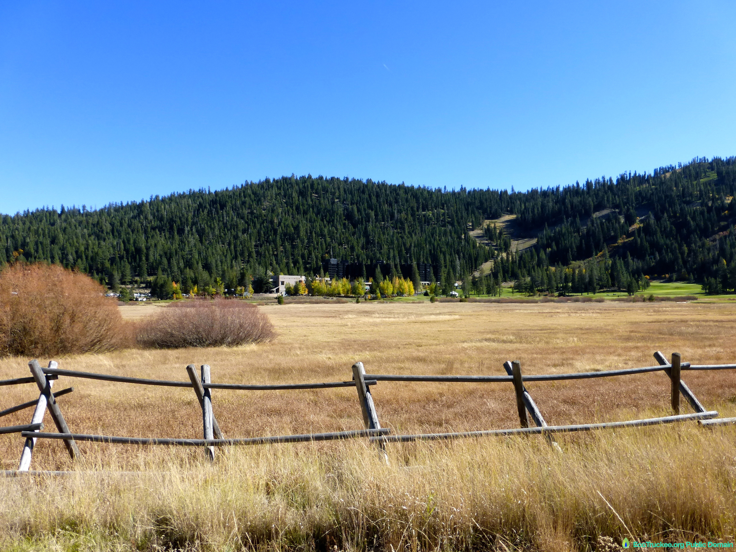 Fence Along Squaw Valley Bike Trail