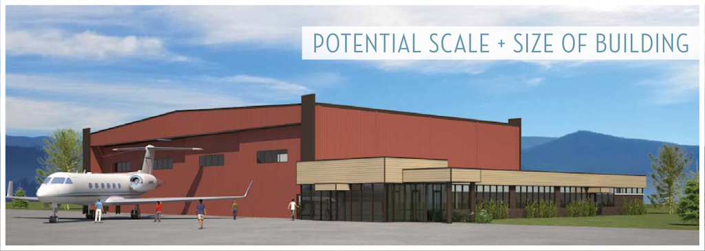 "Proposed New Combined Aviation Community Use Building in Truckee." We prefer to call it a tax-subsidized jet hangar for environmentally-challenged millionaires.